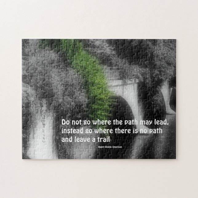 Bridge ist Ihr inspirierendes Zitat Puzzle (Horizontal)