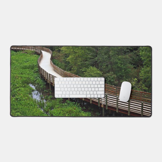 Bridge Marsh Bridge Schreibtischunterlage (Tastatur & Maus)