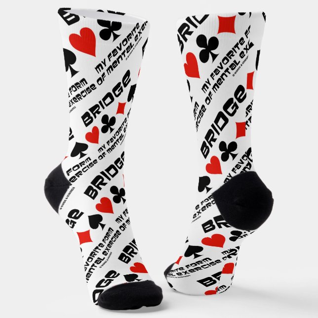 Bridge meine Lieblingsform der geistigen Übung 4 A Socken (Gewinkelt)