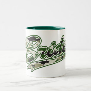 Bridge/Military Green Camouflage Zweifarbige Tasse