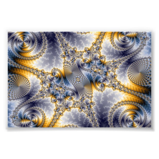 Bridge Network - Mandelbrot Fraktal Art Fotodruck (Vorne)