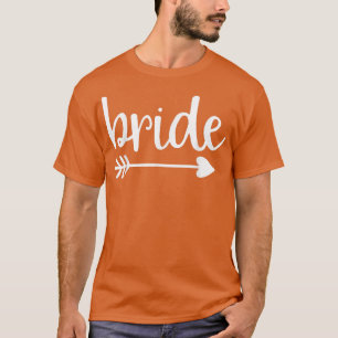 Bridge Niedlich Arrow Funny Wedding Party und Bach T-Shirt