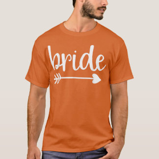 Bridge Niedlich Arrow Funny Wedding Party und Bach T-Shirt