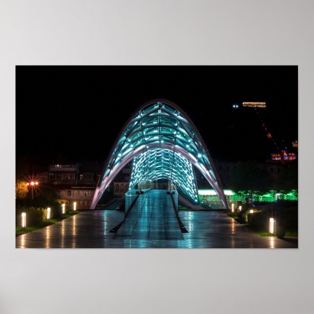 Bridge of Peace, Tbilisi, Georgia Poster (Vorne)