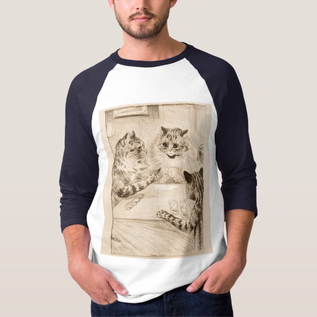 Bridge of Sighs by Louis Wain T-Shirt (Vorderseite)