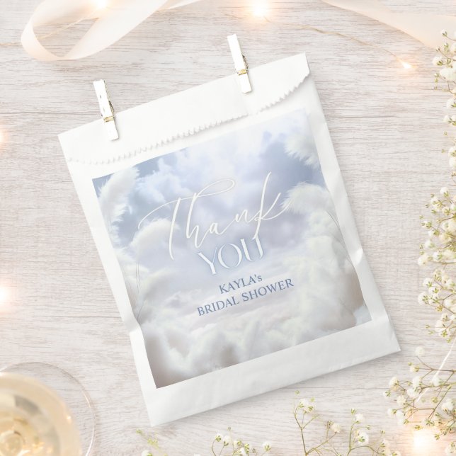 Bridge on Cloud Nine 9 Pampas Brautparty Geschenktütchen (Ausgeschnitten)