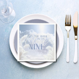 Bridge on Cloud Nine 9 White Pampas Brautparty Serviette