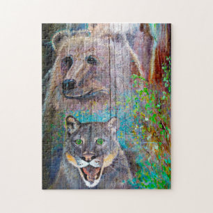 Bridge Pier Art Oregon. Puzzle