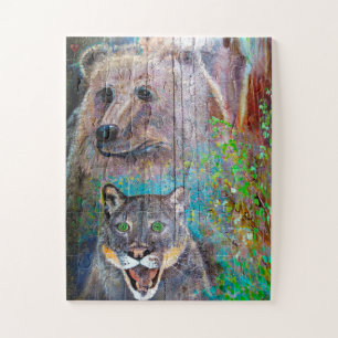 Bridge Pier Art Oregon. Puzzle