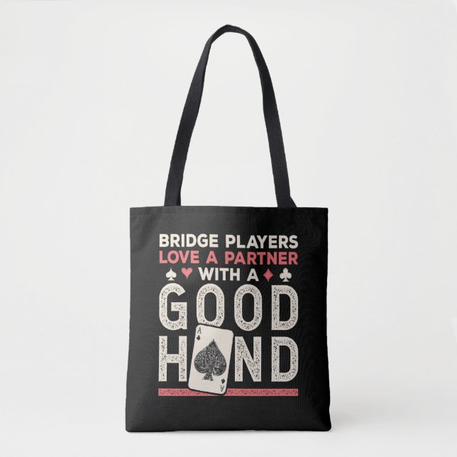 Bridge Player Joke Partner Gute Hand (Vorderseite)