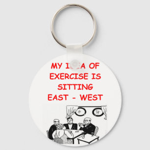 BRIDGE Player Witz Schlüsselanhänger