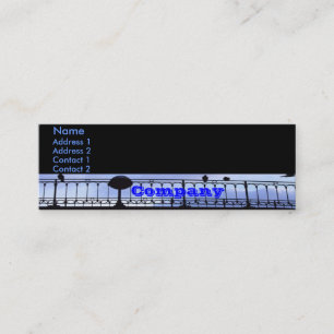Bridge Railing Business Card Mini Visitenkarte