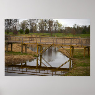 Bridge Reflection Poster