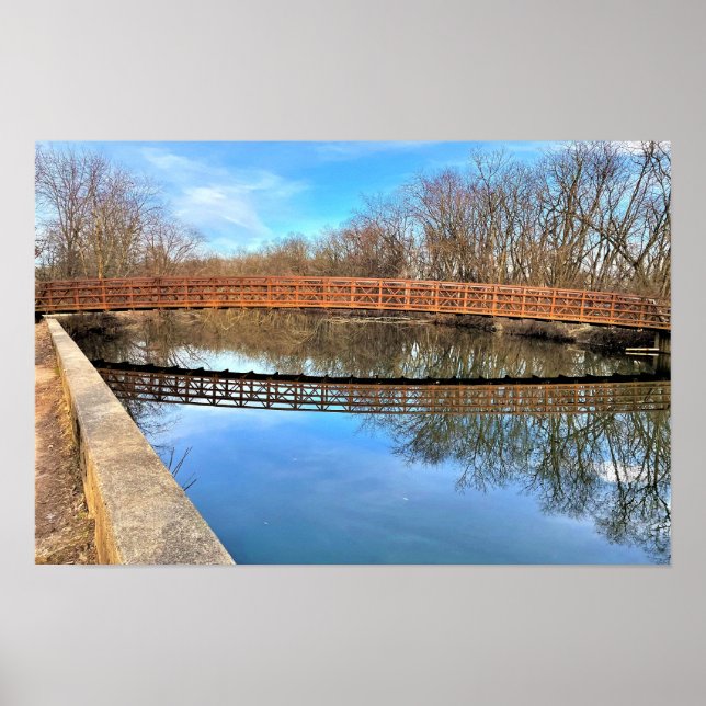 Bridge Reflection Poster (Vorne)