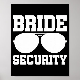 Bridge Security Ring Bearer Wedding Party Kinder J Poster