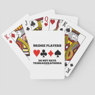 Bridge-Spieler haben keine Triskaidekaphobie Spielkarten