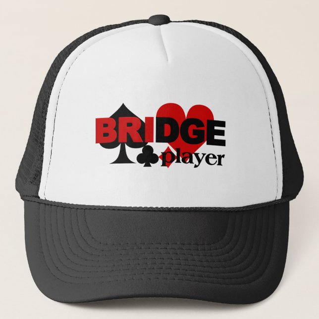 Bridge-Spieler Hut Truckerkappe (Vorderseite)