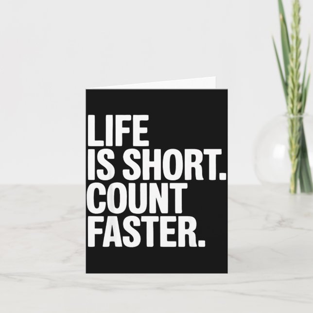 Bridge-Spieler Lustiger Contract Bridge  Karte (Vorderseite)