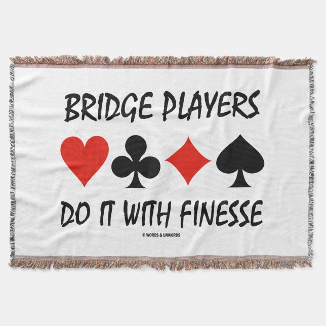 Bridge-Spieler machen das mit Finesse Vier-Karten- Decke (Vorderseite)