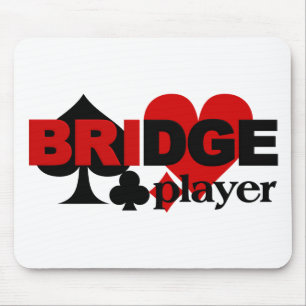 Bridge-Spieler mousepad
