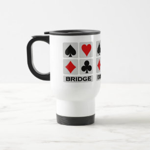 Bridge-Spieler Tasse - wählen Sie Art u. Farbe