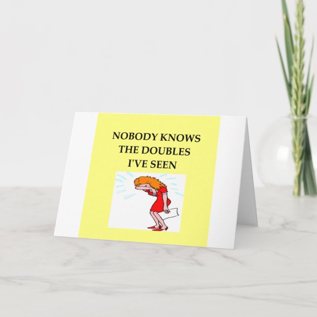 Bridge-Spieler Witz Karte (Vorderseite)