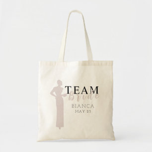 Bridge Squad Editable Color Brautparty Tote Bag Tragetasche