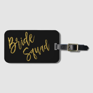 Bridge Squad Gold Foil Gepäckstück Tag Gepäckanhänger