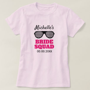 Bridge Squad in Shirts für Junggeselinnen-Abschie