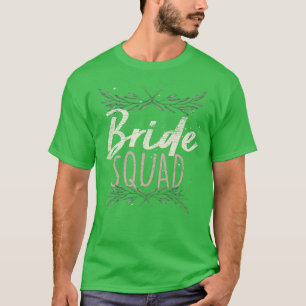 Bridge Squad Junggeselinnen-Abschied Brautparty Wo T-Shirt