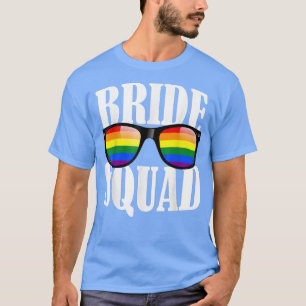 Bridge Squad Kostüm LGBT Pride Rainbow Flag Bachel T-Shirt