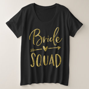 Bridge Squad Plus Size Tank Top Gold Heart Arrow