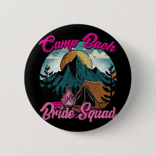 Bridge Squad Retro Camping Camp Junggeselinnen-Abs Button
