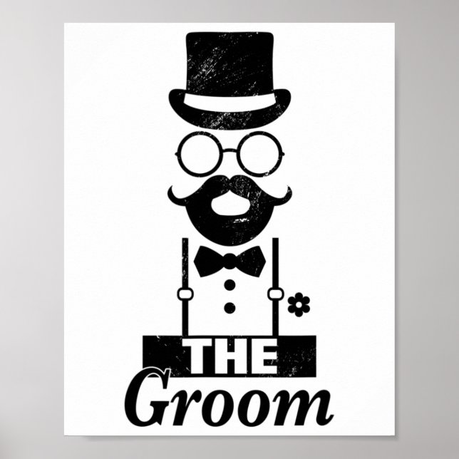 Bridge Squat Groom Bachelor Party Poster (Vorne)