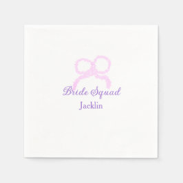 Bridge-Staffel Rosa Glitzer Bugstar Bräunungsname Serviette