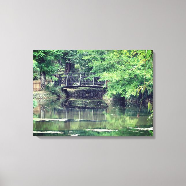 Bridge Stretched Canvas Print Leinwanddruck (Vorderseite)