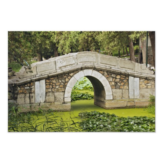Bridge, Summer Palace, Peking, China Fotodruck (Vorne)
