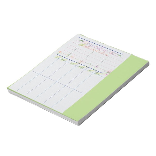 Bridge Tally Pad Notizblock (Rotiert)
