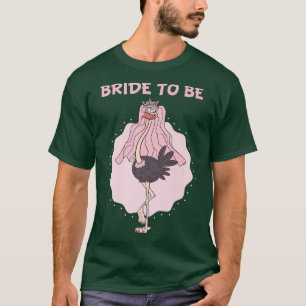 Bridge to be Bird Bouquet Wedding Hen Party T-Shirt