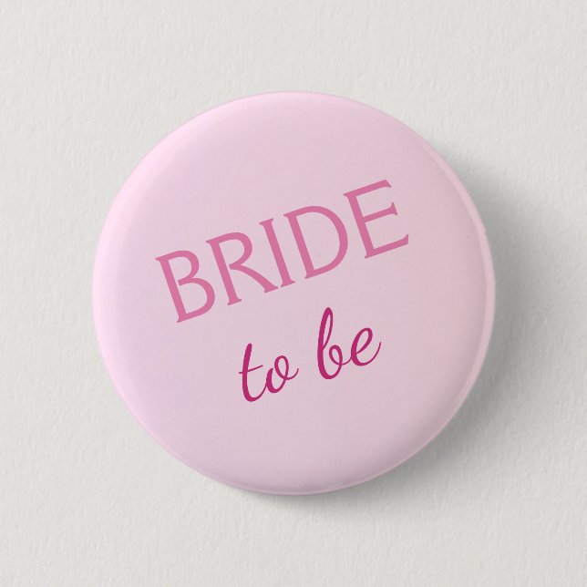 Bridge to be button pastel pink (Vorderseite)