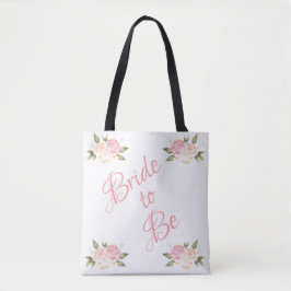 Bridge to be Floral Script Rosa Elegant