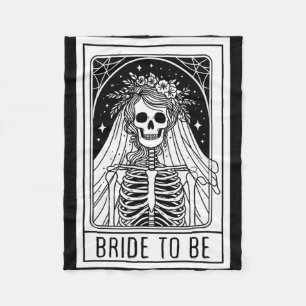 Bridge to be Gothic Skeleton Tarot Card Bacheloret Fleecedecke