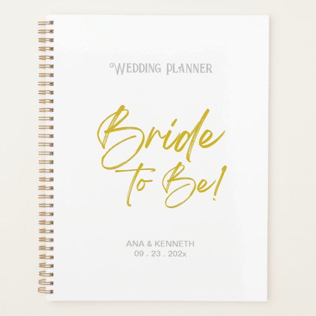 Bridge to be Planner . Bestes Bridal Geschenk Planer (Vorderseite)