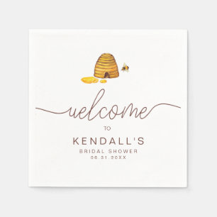 Bridge to Bee Napkins Serviette