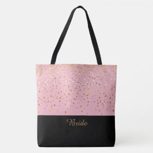 Bridge Tote Beutel Pink & Petite Golden Stars
