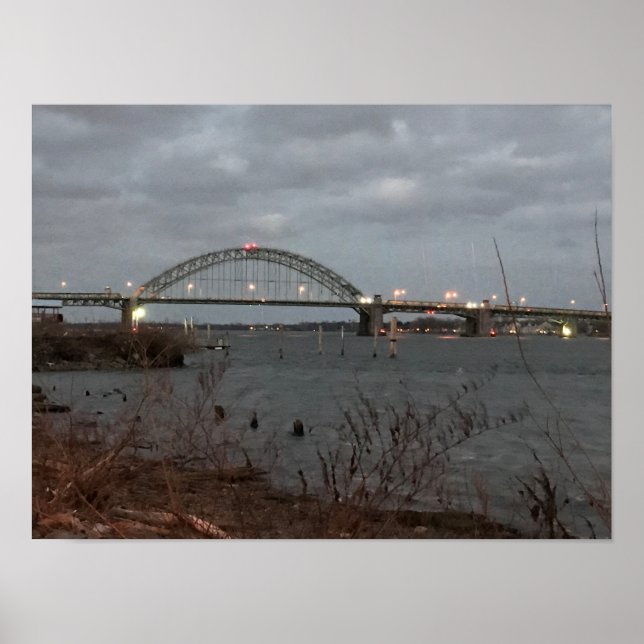 Bridge Waterscape Poster (Vorne)