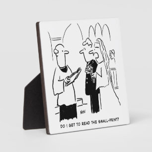 Bridge Will Karo Small Print Cartoon Fotoplatte