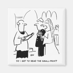 Bridge Will Karo Small Print Cartoon Magnet