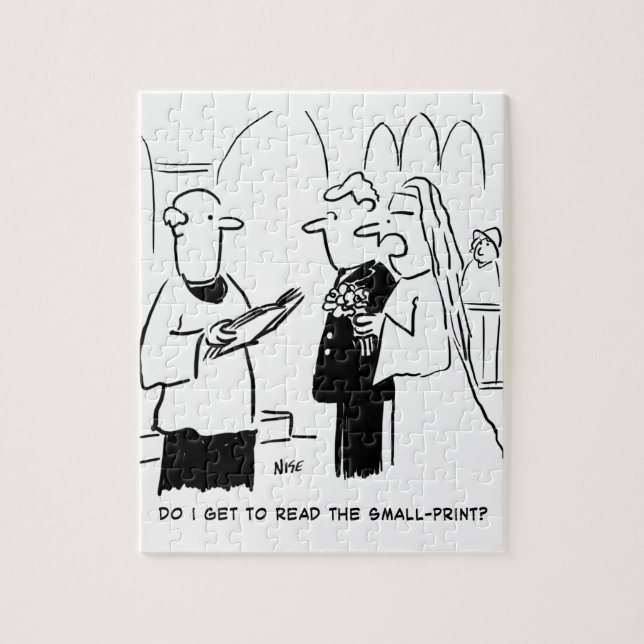 Bridge Will Karo Small Print Cartoon Puzzle (Vertikal)