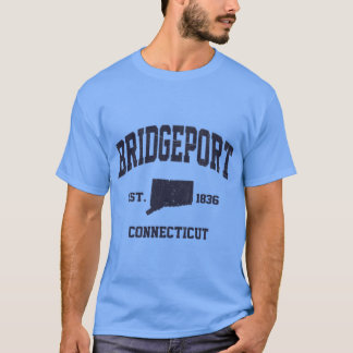 Bridgeport Connecticut CT USA vintage state Athlet T-Shirt